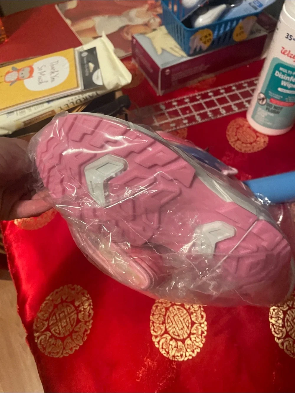 Kids Pink Galaxy Winter Boots